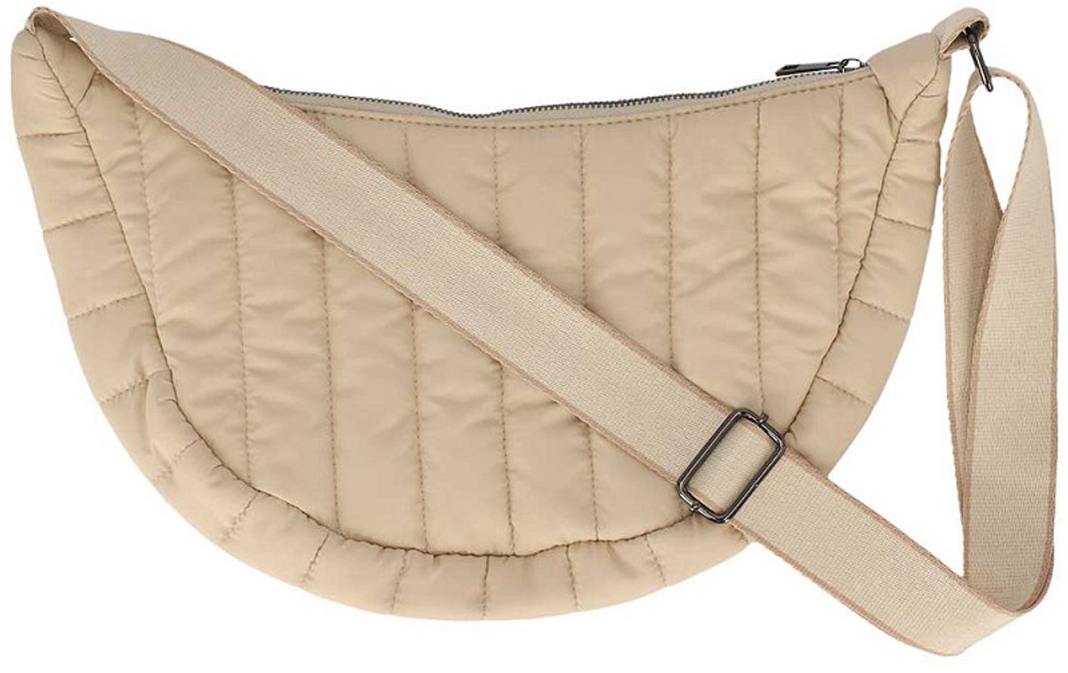Schoudertasje Effen Beige