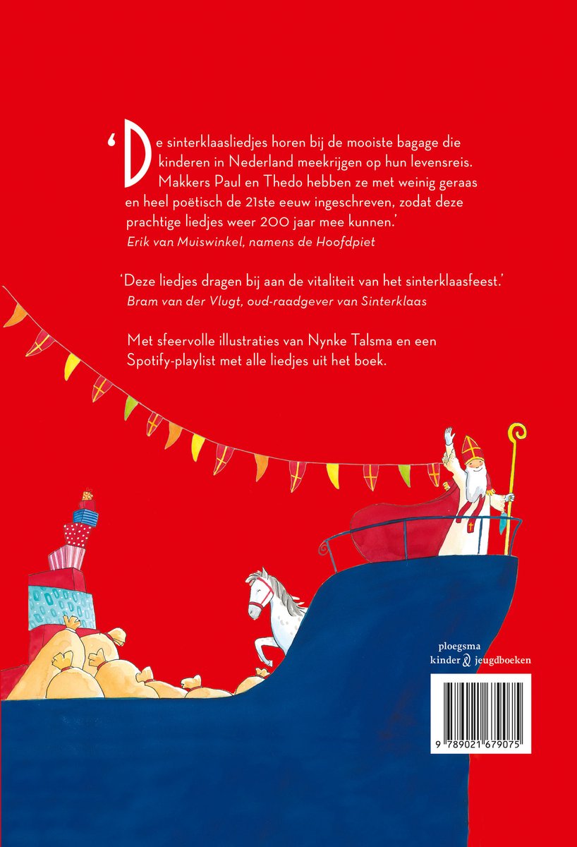 Sinterklaasje, kom maar binnen - back cover