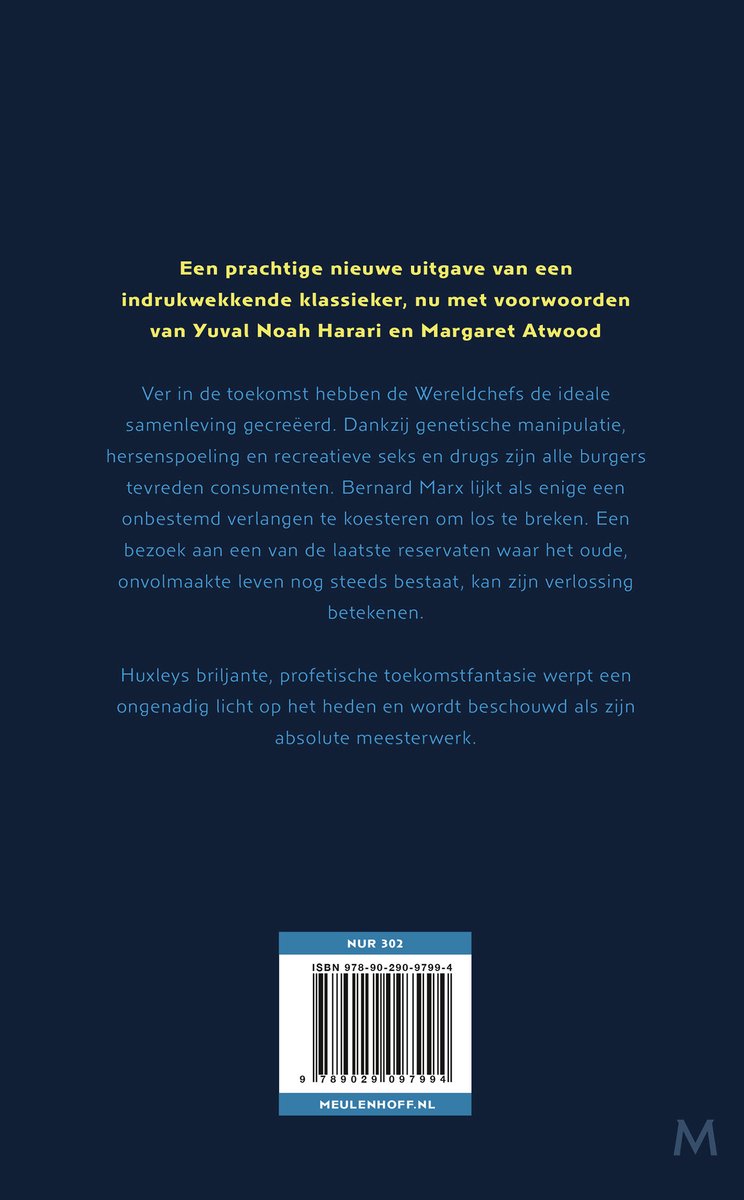 Heerlijke nieuwe wereld - back cover
