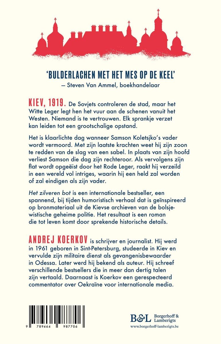 Het zilveren bot - back cover