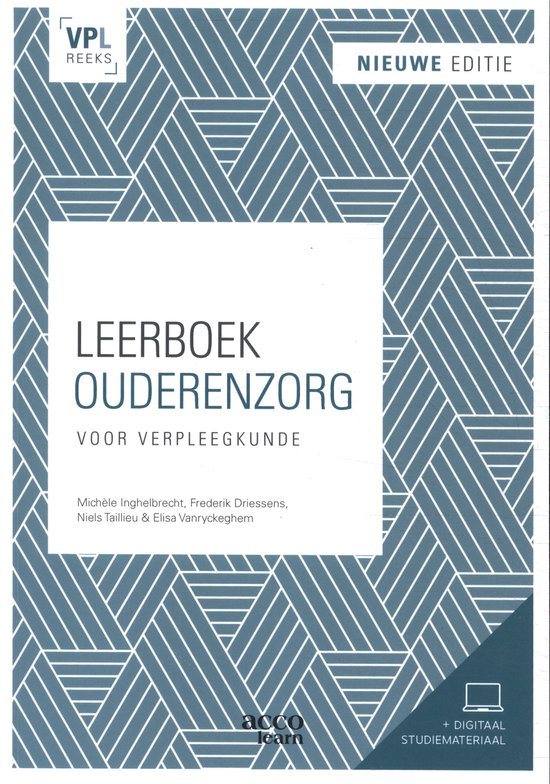 Leerboek ouderenzorg - cover