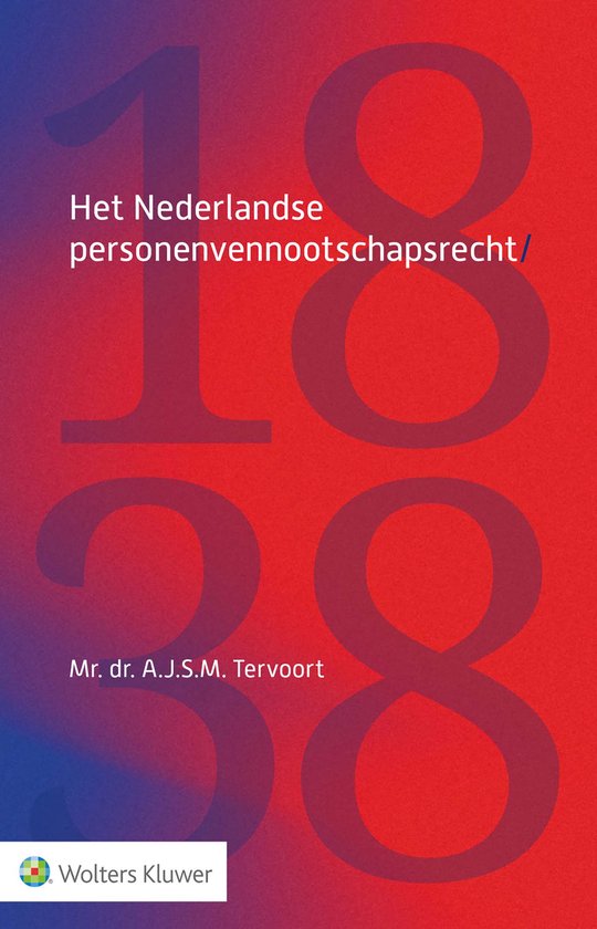 Het Nederlandse personenvennootschapsrecht - cover