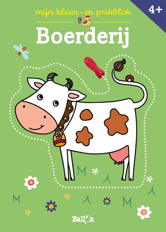 Kleur- en prikblokken - Boerderij 4+ - cover