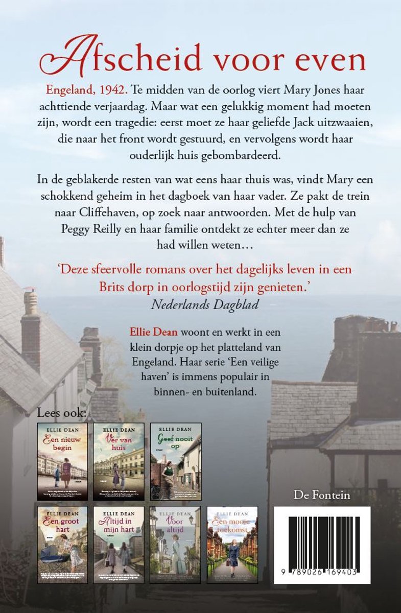 Een veilige haven 8 - Afscheid voor even - back cover