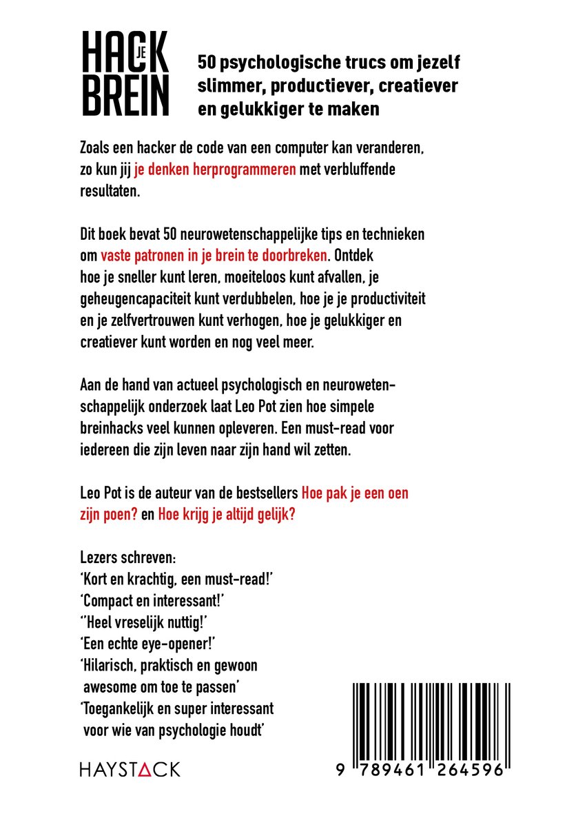 Hack je brein van Leo Pot — cadeau in Boeken - foto 2