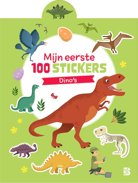 Mijn eerste 100 stickers: dino's - cover