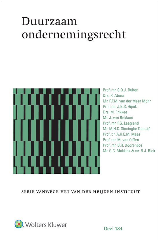 Duurzaam ondernemingsrecht - cover