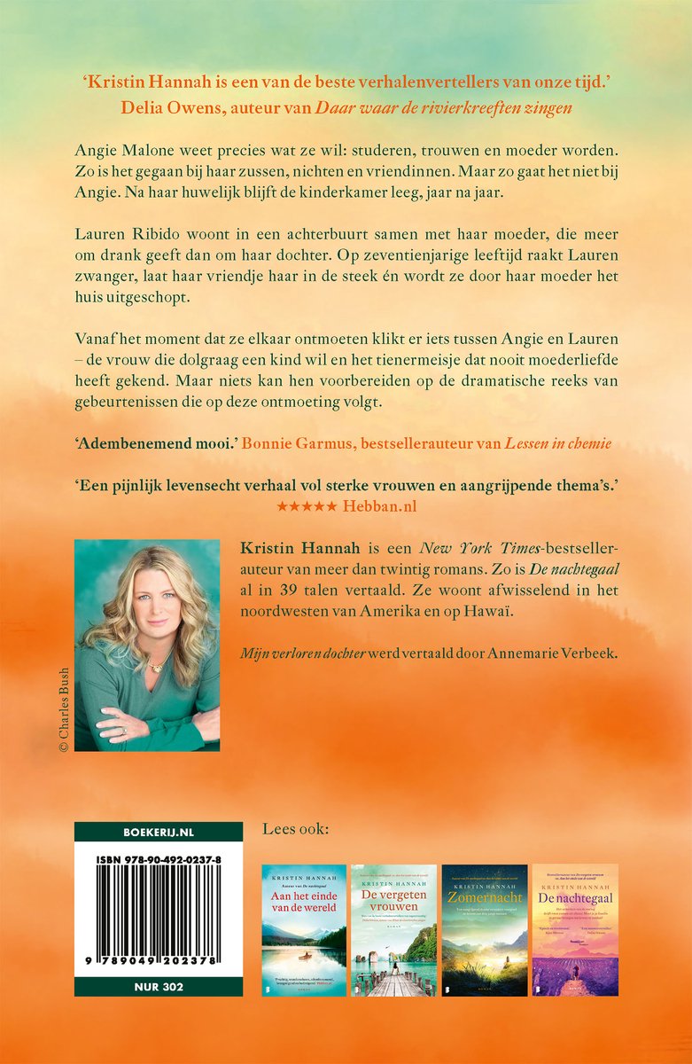 Mijn verloren dochter - back cover