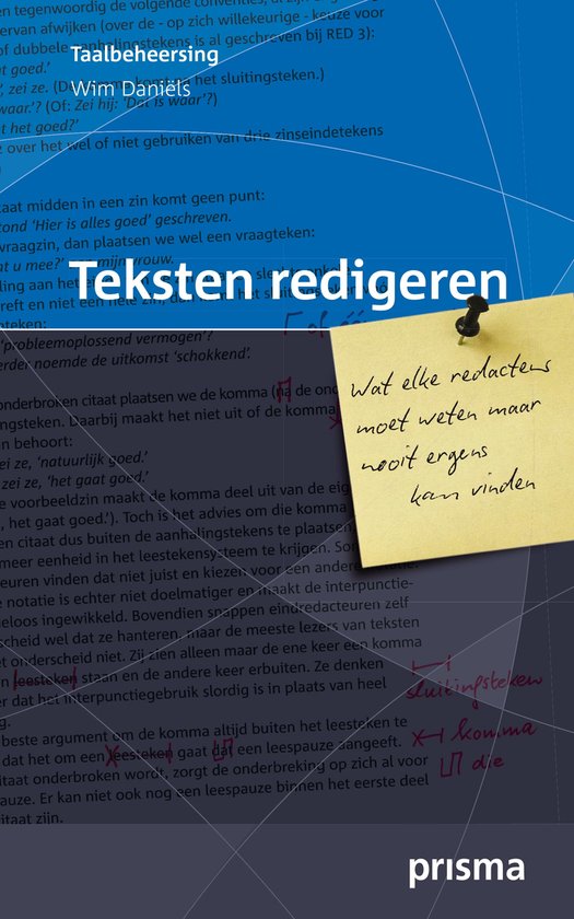Teksten redigeren - cover
