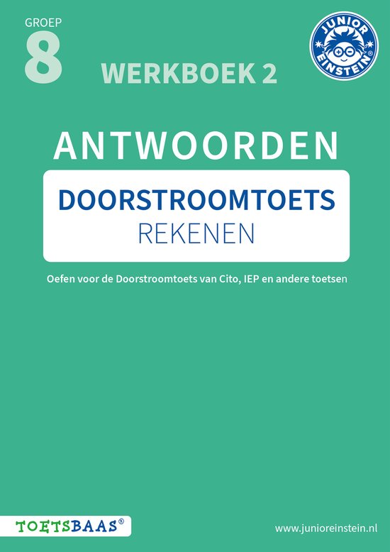 Doorstroomtoets Rekenen groep 8 Antwoordenboek 2 - cover