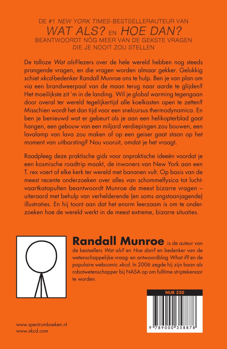 XKCD - Wat als? 2.0 - back cover