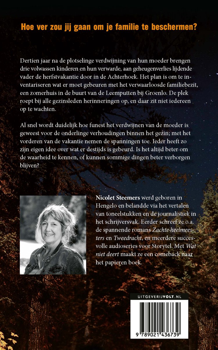 Wat niet deert - back cover