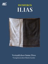 Boekcover met een doek in twee kleuren, zwart en gebroken wit, verticaal gescheiden.