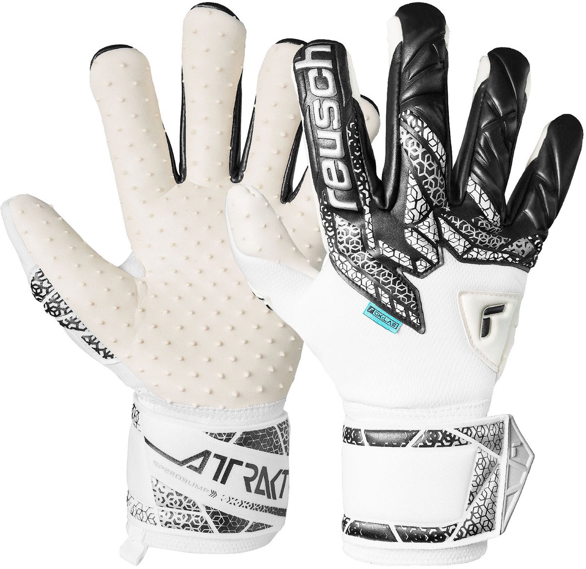 Reusch Attrakt Speedbump Keepershandschoenen Wit 9