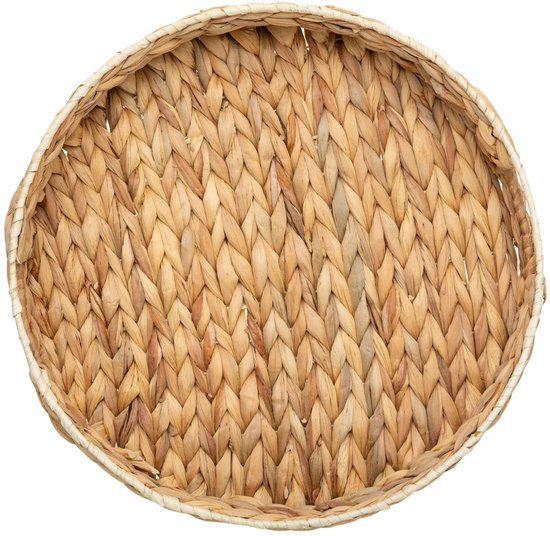 Plateau en roseau tressé Jacinthe Diamètre 35 cm
