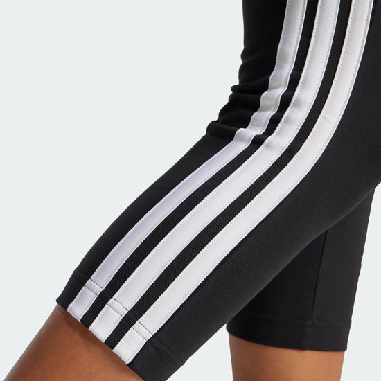 Adidas Sportswear Essentials 3-Stripes 3/4 Legging - Dames - Zwart van Adidas — afbeelding 3