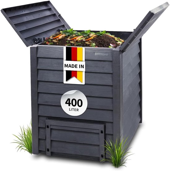 Garantia Thermo-Wood composteerbak - 400 L zonder bodemrooster