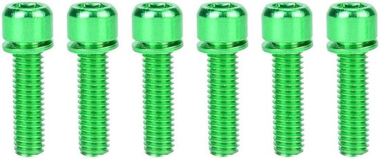 Boulon Pour Moyeu Vélo Lot De 6 Boulons De Tige De Vélo M5 X 18 Mm En Titane Avec Rondelles Boulon Roue Moyeu