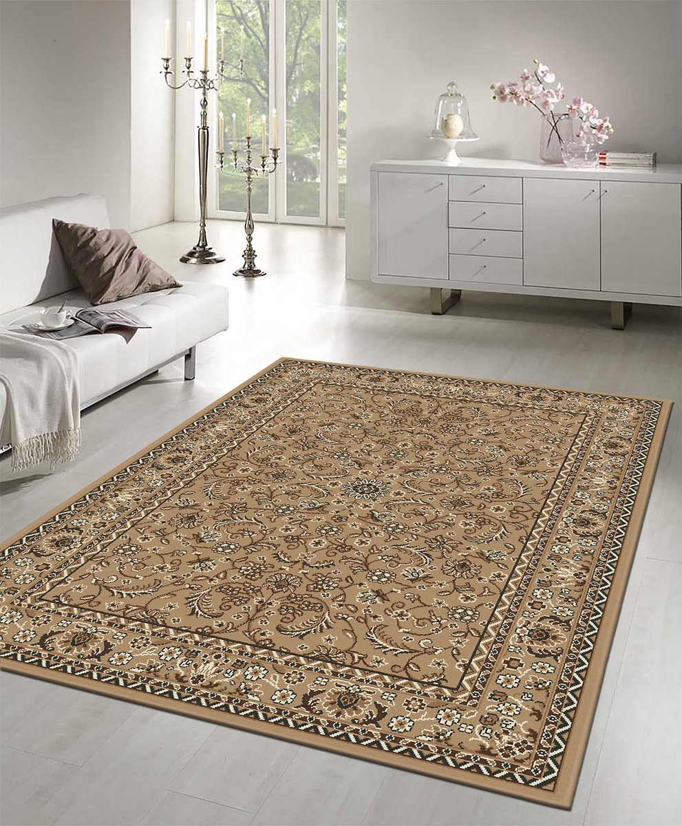 Muratap Nain Klassiek - Laagpolig Oosters Vloerkleed - Vintage Tapijt - Beige- 160x230 CM