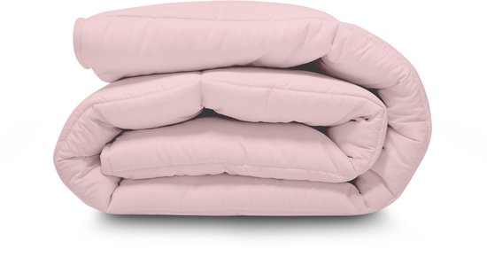 Stonewashed All in One Wasbaar Dekbed Easy 240x200 - Dekbed zonder overtrek - Hoesloos dekbed - Eazy dekbed - Gekleurd dekbed - All Year Winterdekbed & Zomerdekbed - Lits Jumeaux Dekbed - Chalk Pink - Dekbedden