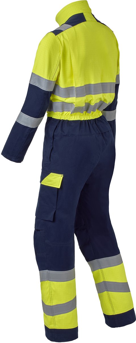 HAVEP Overall Multiprotector 20437 - Marine/Fluo Geel - 58