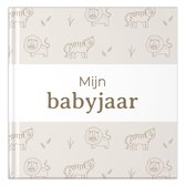 Fyllbooks - Baby Boek Mijn Eerste Jaar - Invulboek Baby - African Animals - Geschikt voor alle Gezinssamenstellingen