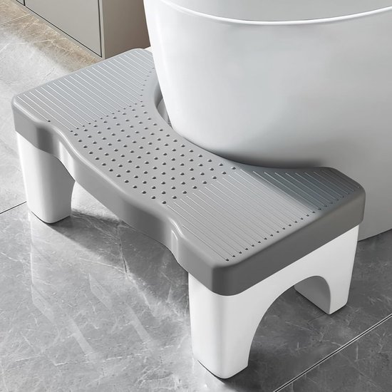 Toiletkruk voor volwassenen, toiletkruk wc-kruk van bamboe