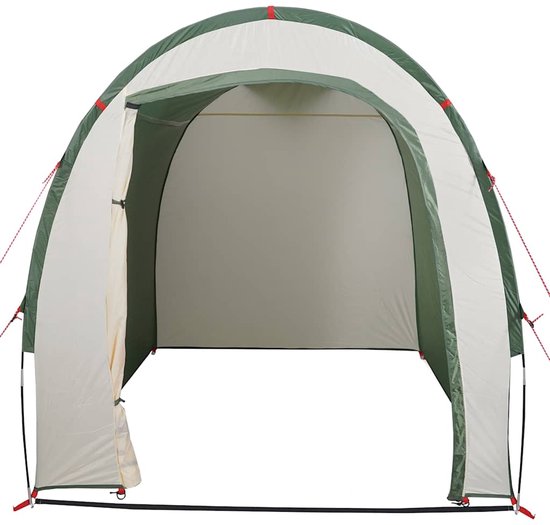 vidaXL Opbergtent - Waterdicht - Groen - 204x183x178 cm Opslagruimte - Opbergtent - Kampeeraccessoires - Buitenleven - Tuinaccessoire van Vidaxl — afbeelding 4