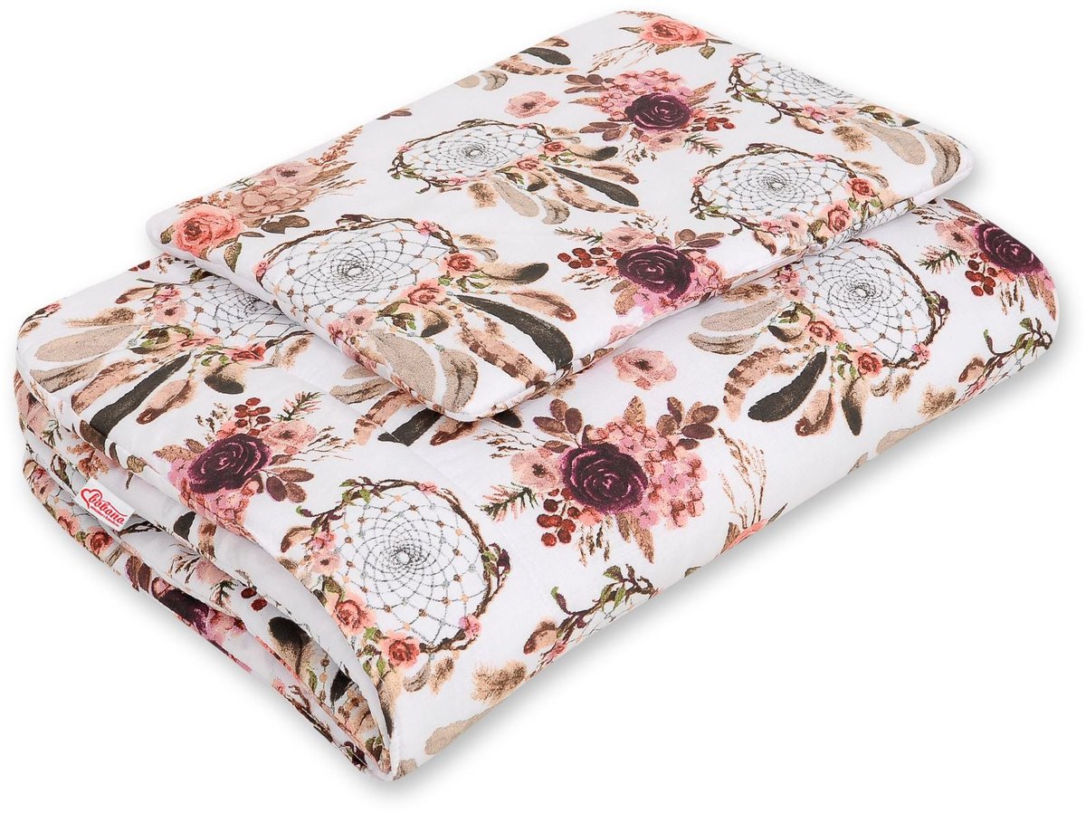 Beddengoedset 2-delig 75x100cm NEWBORN - bloemendromenvangers