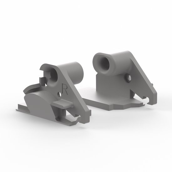 Embouts adaptés aux rails de commande Velux, lot de 2 - Version renforcée | Pièce de rechange 948445 | Gauche & droite
