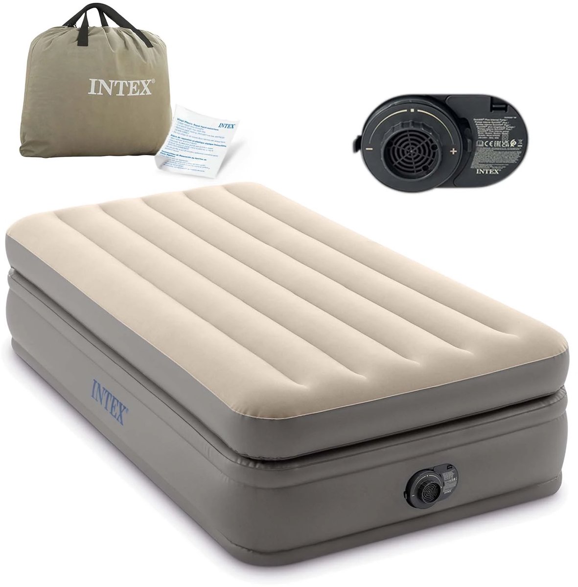 Intex Prime Comfort luchtbed - eenpersoons