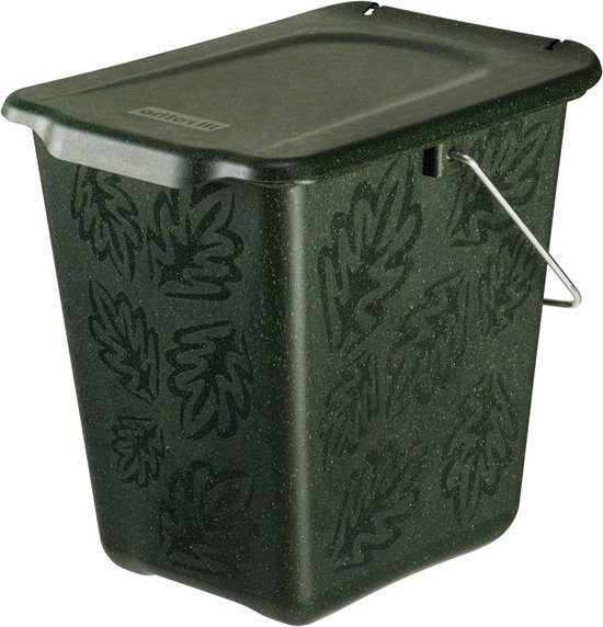 Compostbak Met Deksel En Handvat 7l (260 x 208 x 250 cm) groen | bol