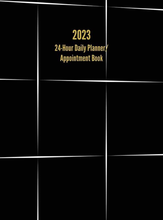 2023 24-Hour Daily Planner/ Appointment Book - cover