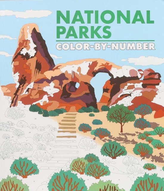 Color-By-Number- National Parks Color-By-Number - cover