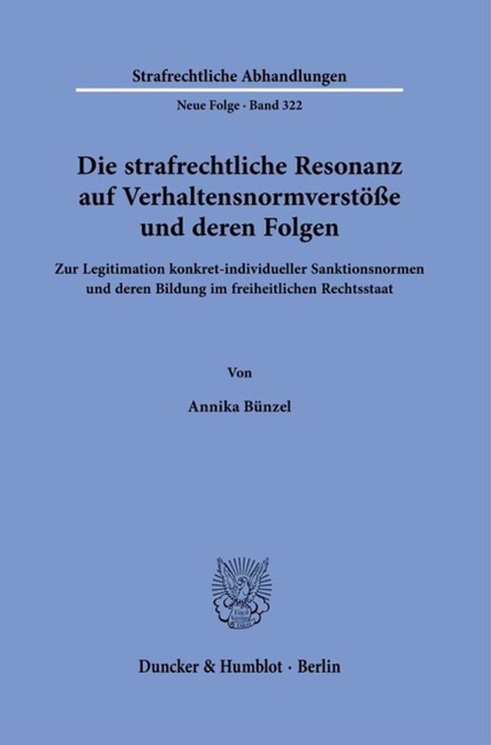 Strafrechtliche Abhandlungen. Neue Folge322- Die strafrechtl ... - cover