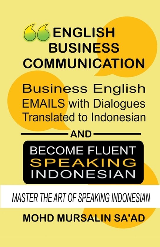 Learn Indonesian Language- Business English Communication, B ... - cover