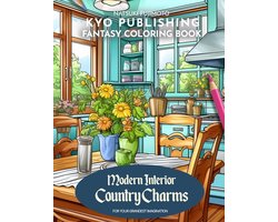 Fantasy Coloring Books- Fantasy Coloring book Modern Interior Country Charms