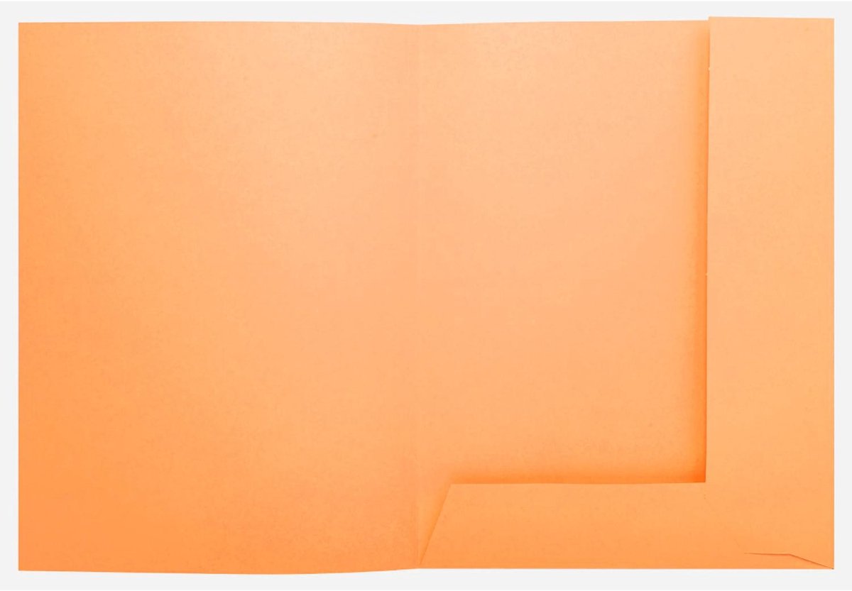 Exacompta 5x SUPER 210 - pak van 50 dossiermappen + 2 kleppen - 24x32cm - - Oranje - 332007E