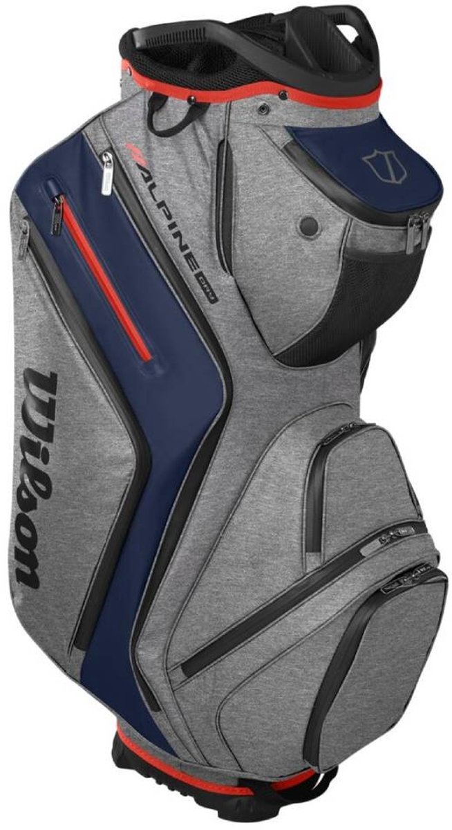 Wilson Alpine Dry Waterproof Cartbag 2025 - Grijs Blauw van Merkloos — afbeelding 2