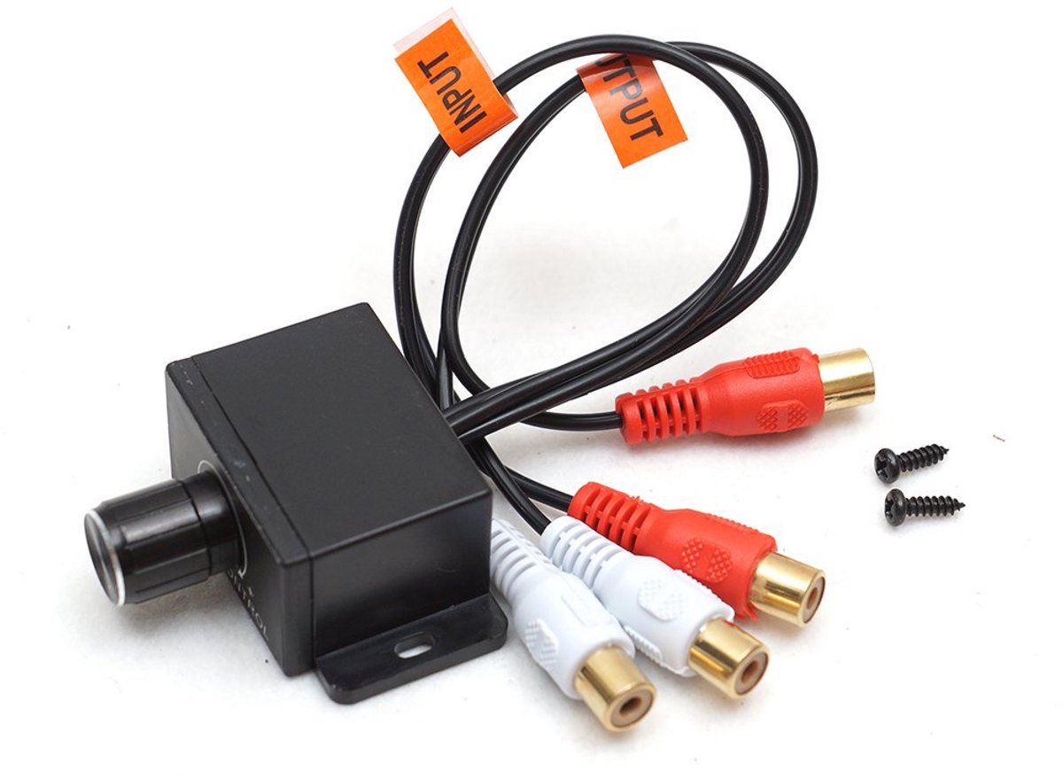 Universele Auto Volume Control - RCA Adapter voor Versterker en Geluidssysteem
