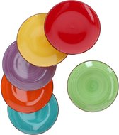 MamboCat Set van 6 dessertbordjes UNI Bunt