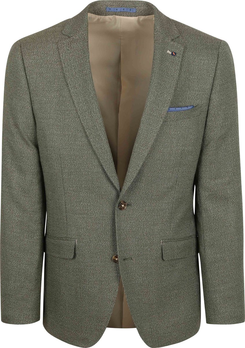 Suitable Colbert Leek Sea Groen - Maat 46 - Heren blazer