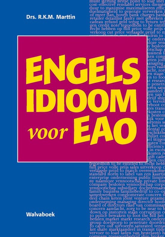 Engels idioom voor het EAO - cover