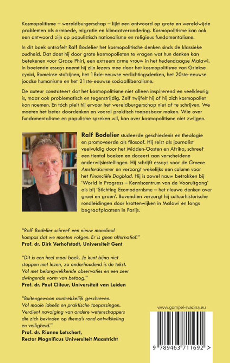 Filosofiegewijs, nr. 6 0 - Kosmopolieten - back cover