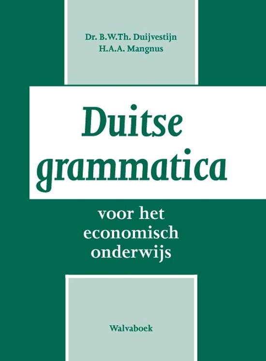 Duitse grammatcica - cover