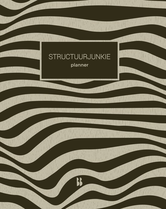 Structuurjunkie Planner - Exclusief bij bol.com - 18,6 x 22 cm