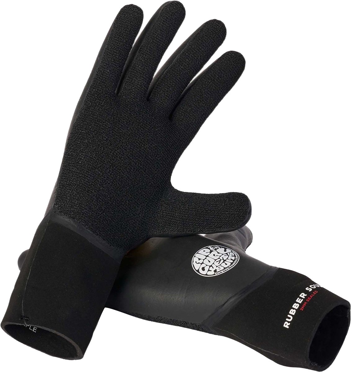 2025 Rip Curl Rubber Soul 3mm Handschoen - Zwart