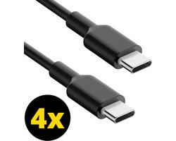 ThunderGold 4x USB C kabel 60W - USB C naar USB C - USB-C kabels - USB C kabel naar USB C - Oplaadkabel USB C - USBC kabel - Universeel - 1 Meter