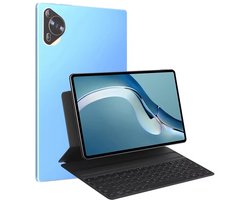 Pad 9 Pro 10.1 Inch 2K Volledig Scherm 16GB+1024GB Snapdragon 8 Gen2 Android 24mp + 48Mp High-Performance Tablet - Blauw toetsenbord