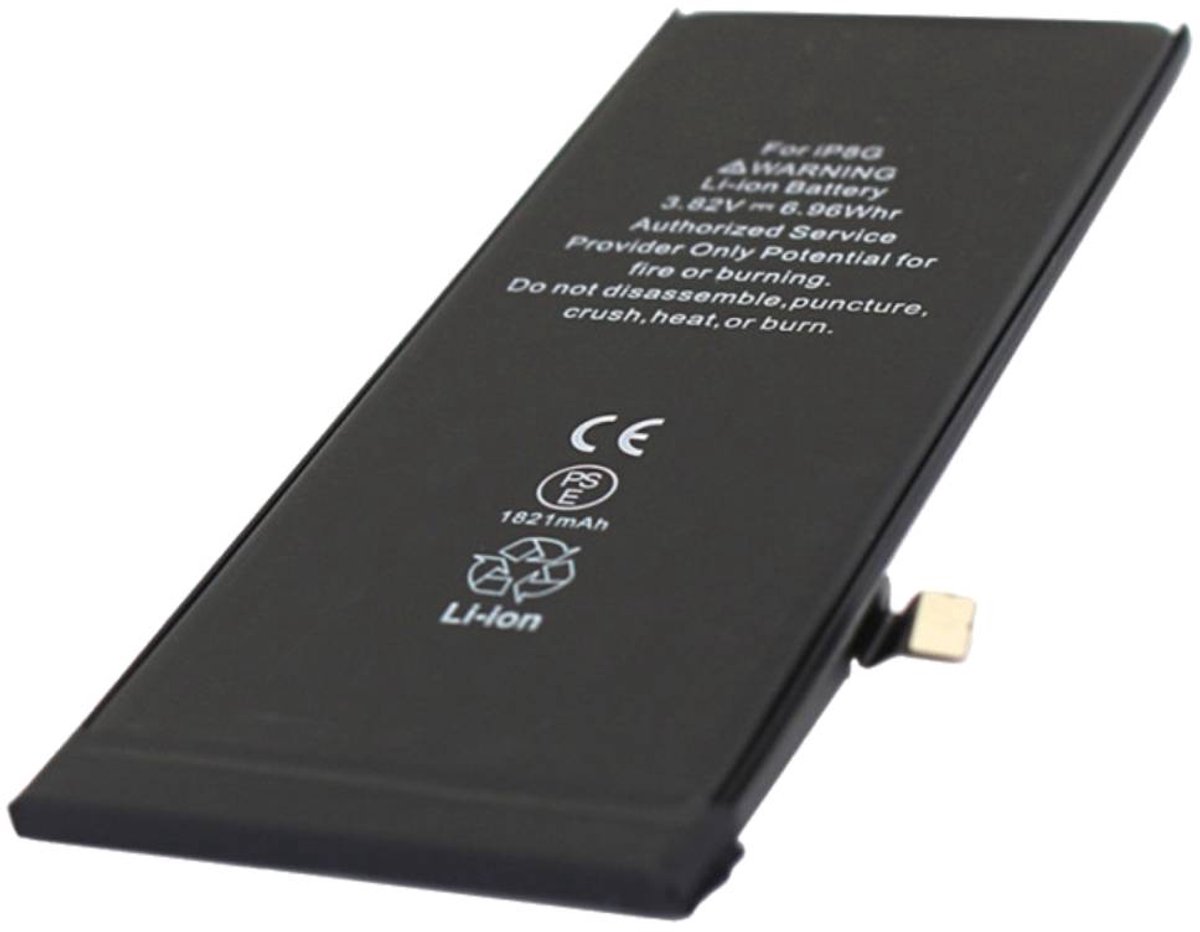 Avizar Interne batterij Geschikt voor Apple iPhone 8 Li-ion 1821mAh 3.82V, Zwart